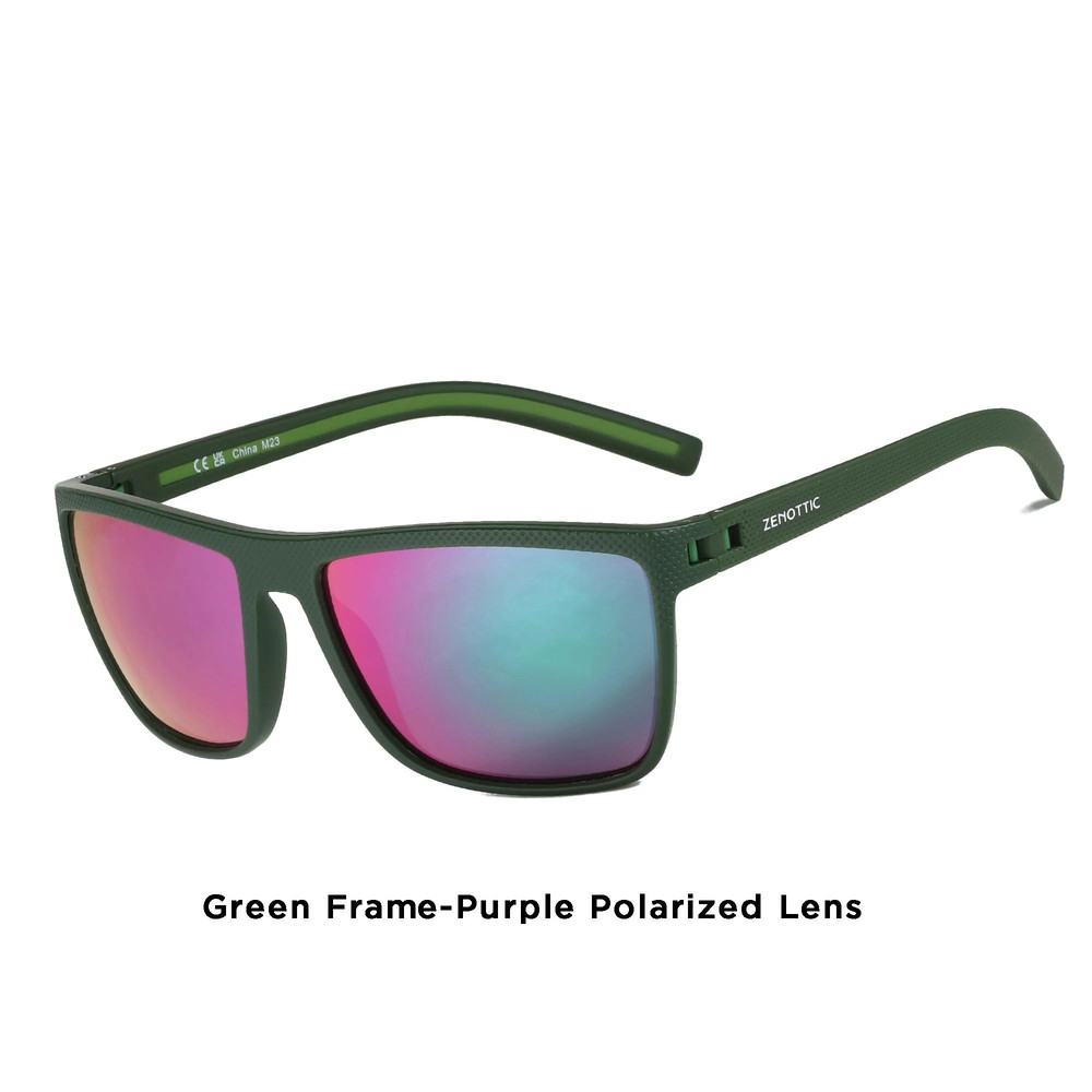 Retro Square Polarized Sunglasses With UV400 Protection 18