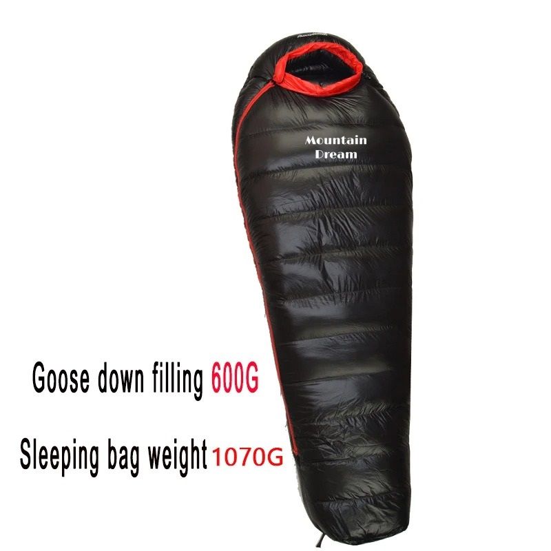 Winter Goose Down Mummy Sleeping Bag For Camping And Outdoor Trips 11