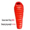 Winter Goose Down Mummy Sleeping Bag For Camping And Outdoor Trips 15