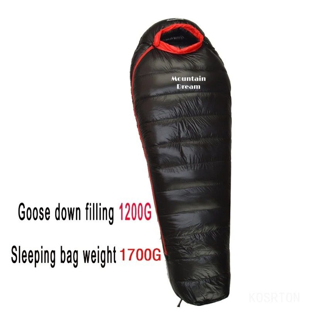 Winter Goose Down Mummy Sleeping Bag For Camping And Outdoor Trips 26