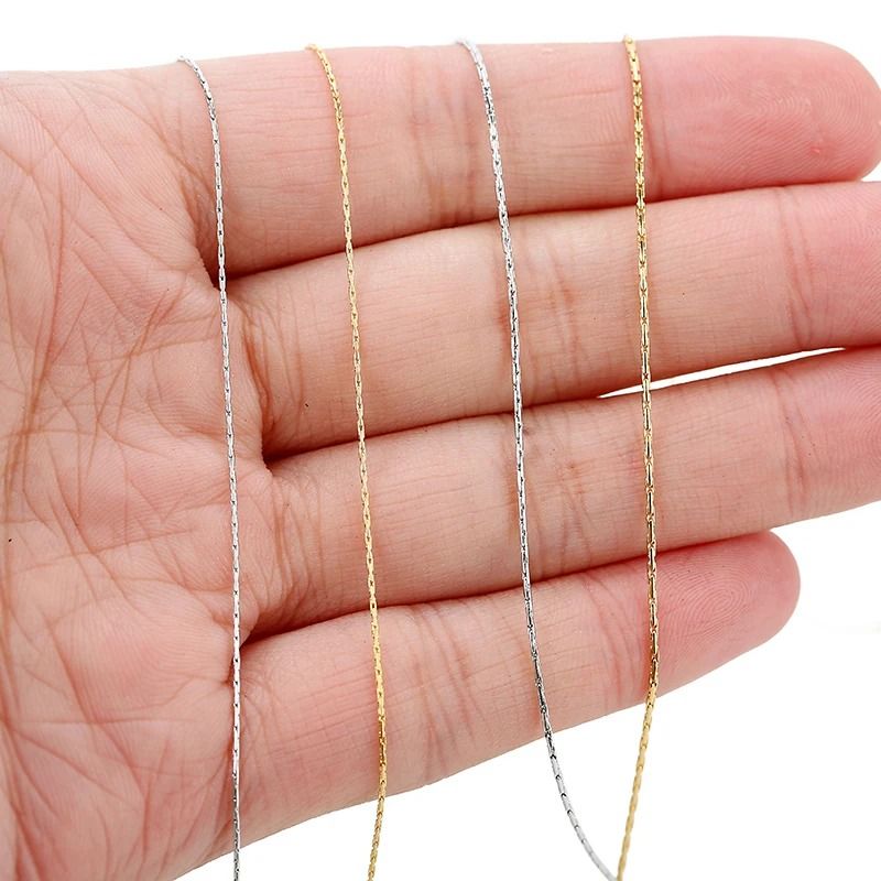 Stainless Steel Gold Link Chain For Jewelry Making 2 Meters 5