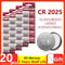 CR2025 3V Lithium Coin Cell Batteries For Watches And Electronics 8