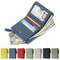 Genuine Leather Zip Wallet With RFID Protection 1