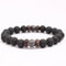 Natural Lava Rock Bead Bracelet For Men And Women 1