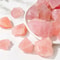 Natural Raw Rose Quartz Stones For Home And Garden Decor 2