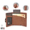 Pop Up RFID Leather Wallet With Coin And Note Compartments 1