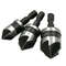 3 Piece Hexagonal Shank Countersink Drill Bit Set 0