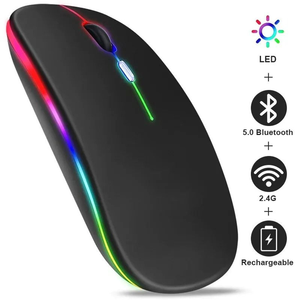 Wireless RGB Rechargeable Bluetooth Mouse 1