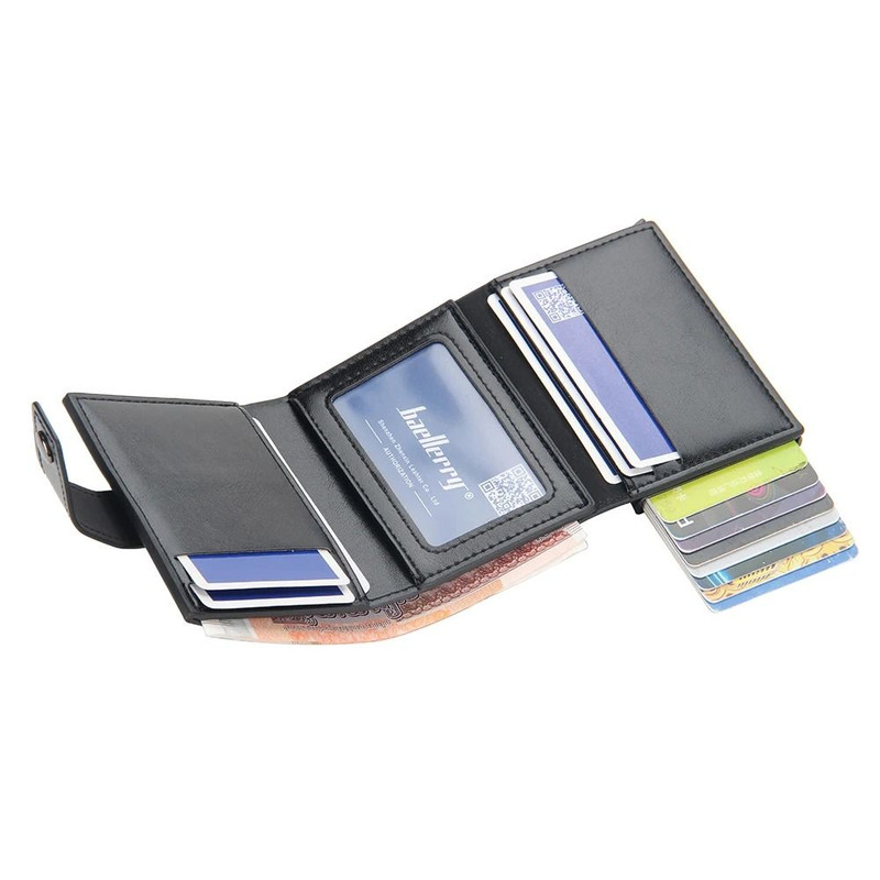 Metal RFID Blocking Credit Card Holder Wallet 4