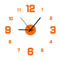DIY Frameless Wall Clock Decal For Home Office 9