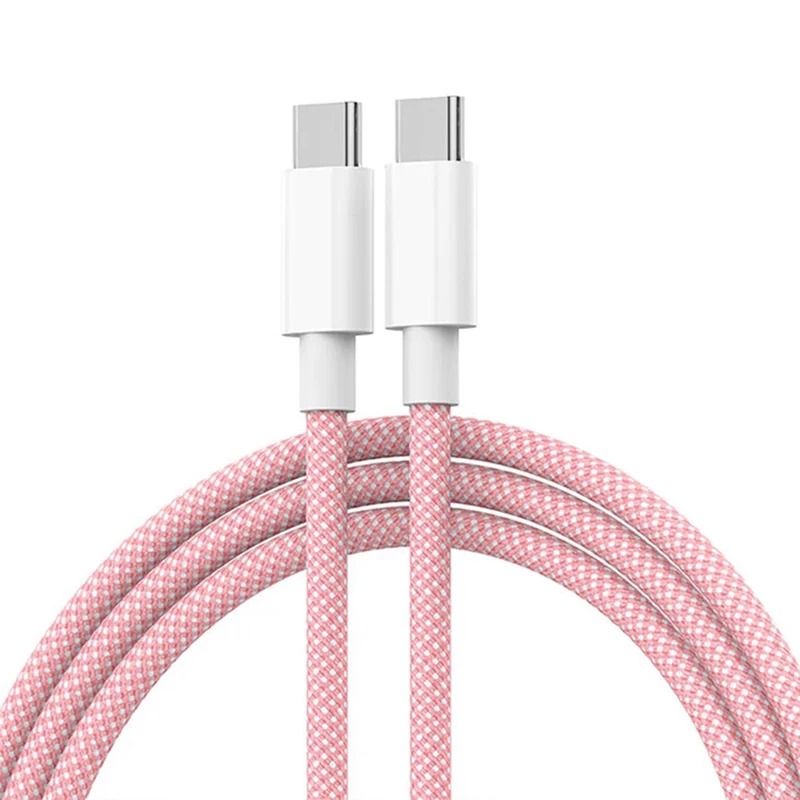 USB C To USB C Fast Charging Braided Cable 60W 10