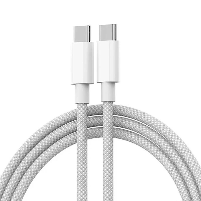 USB C To USB C Fast Charging Braided Cable 60W 6