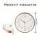 Modern Silent Quartz Wall Clock For Home And Office 5