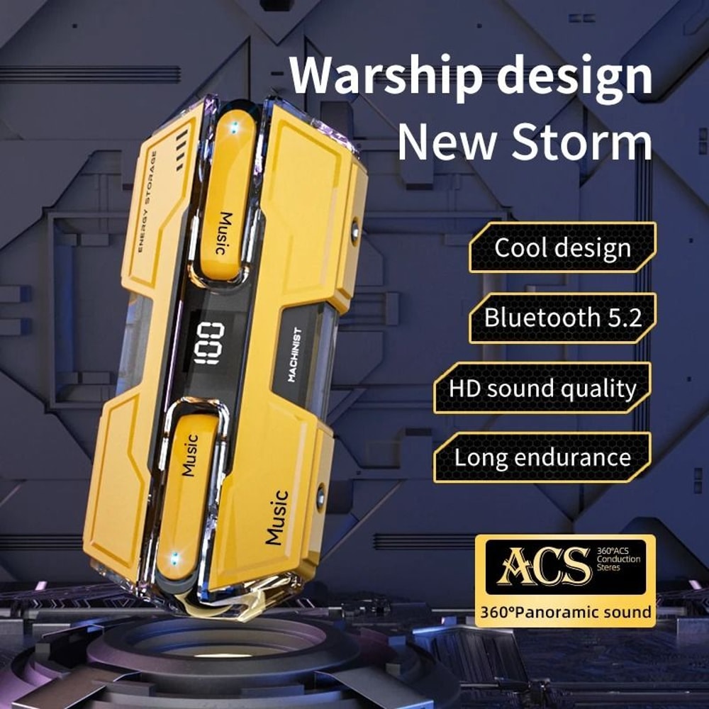 Wireless Gaming Earbuds With Touch Control And Microphone 0