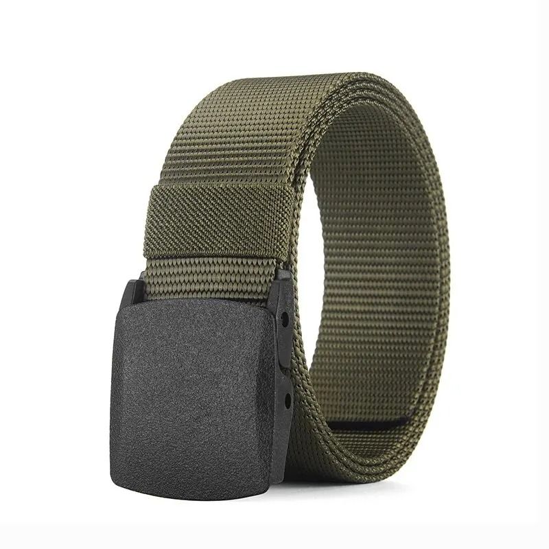 Nylon Canvas Tactical Belt With Metal Free Buckle 9