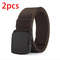Nylon Canvas Tactical Belt With Metal Free Buckle 11