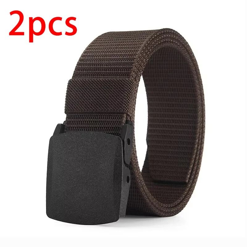 Nylon Canvas Tactical Belt With Metal Free Buckle 11