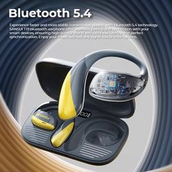 airflow pro open ear bluetooth sports earphones with deep bass and spatial sound