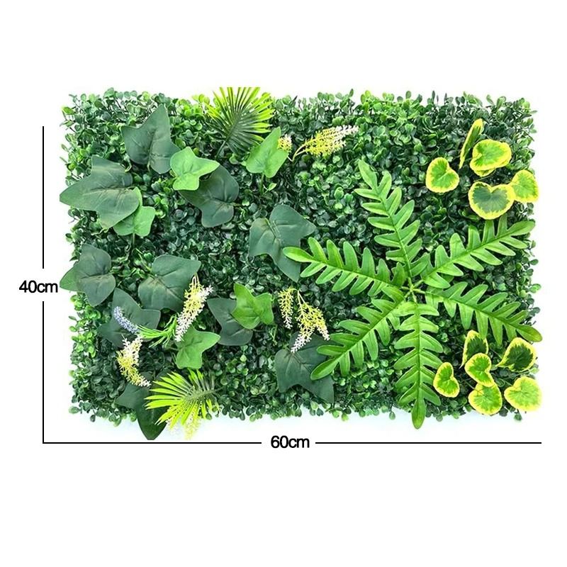 Artificial Green Wall Panel For Home And Garden Decoration 12
