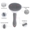 Pet Hair Remover Brush For Dogs And Cats With Non Slip Handle And Stainless Steel Comb 1