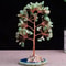 Crystal Money Tree With Agate Base For Home And Office Decoration 3