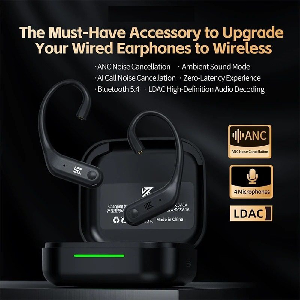 Wireless Ear Hook Cable With Active Noise Cancellation And LDAC Audio 3