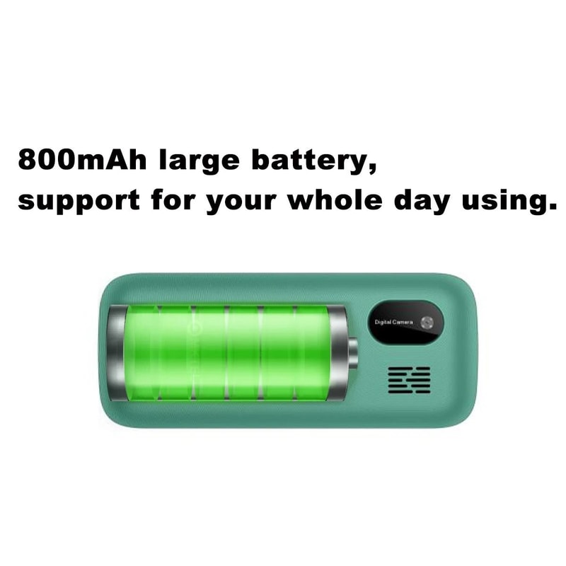 Compact Dual SIM Feature Phone With Flashlight And FM Radio 1