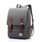 Vintage Oxford Waterproof Laptop Backpack With Large Capacity For Travel School 0