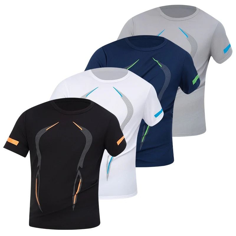 Quick Dry Gradient Sports T Shirt For Men 5