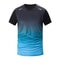 Quick Dry Gradient Sports T Shirt For Men 6