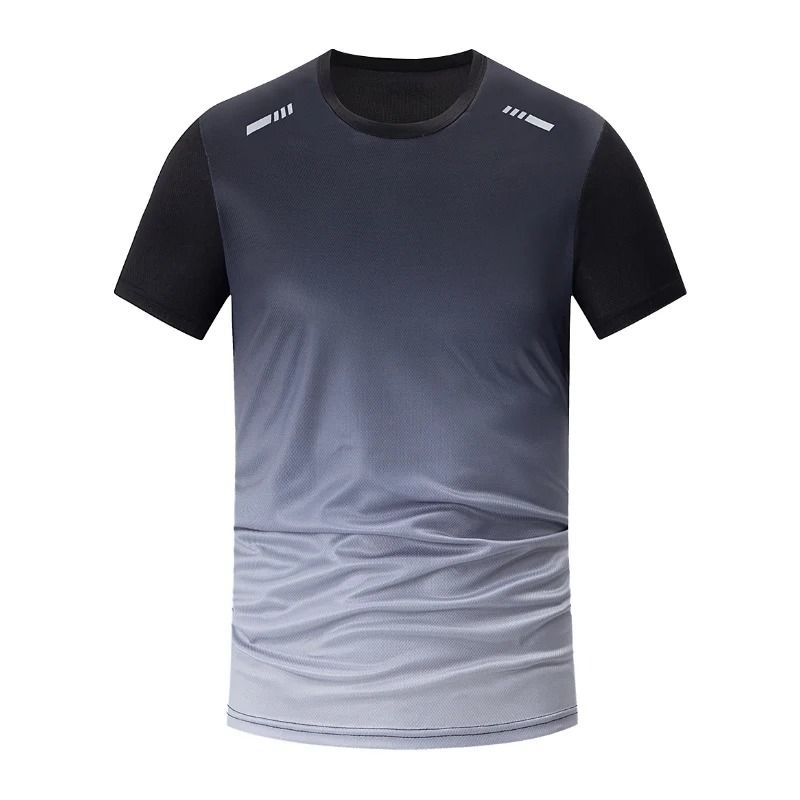 Quick Dry Gradient Sports T Shirt For Men 12