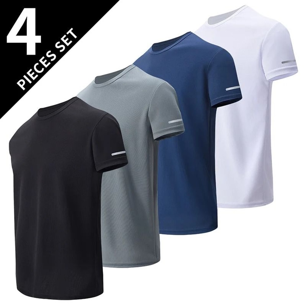 Quick Dry Gradient Sports T Shirt For Men 16