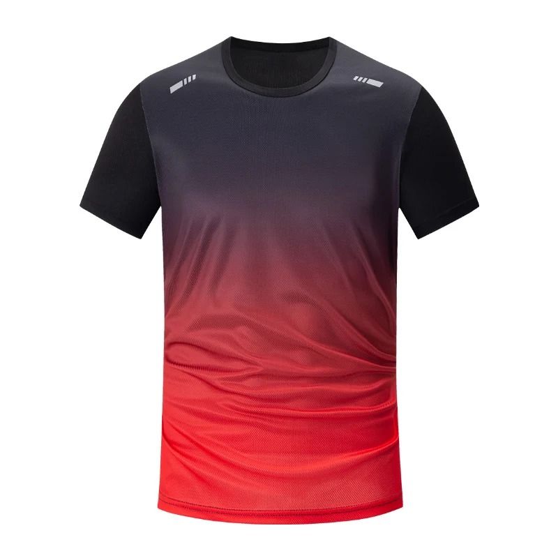 Quick Dry Gradient Sports T Shirt For Men 19