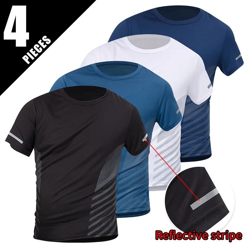 Quick Dry Gradient Sports T Shirt For Men 7