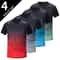 Quick Dry Gradient Sports T Shirt For Men 8