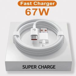 67w super fast charging cable and power adapter set