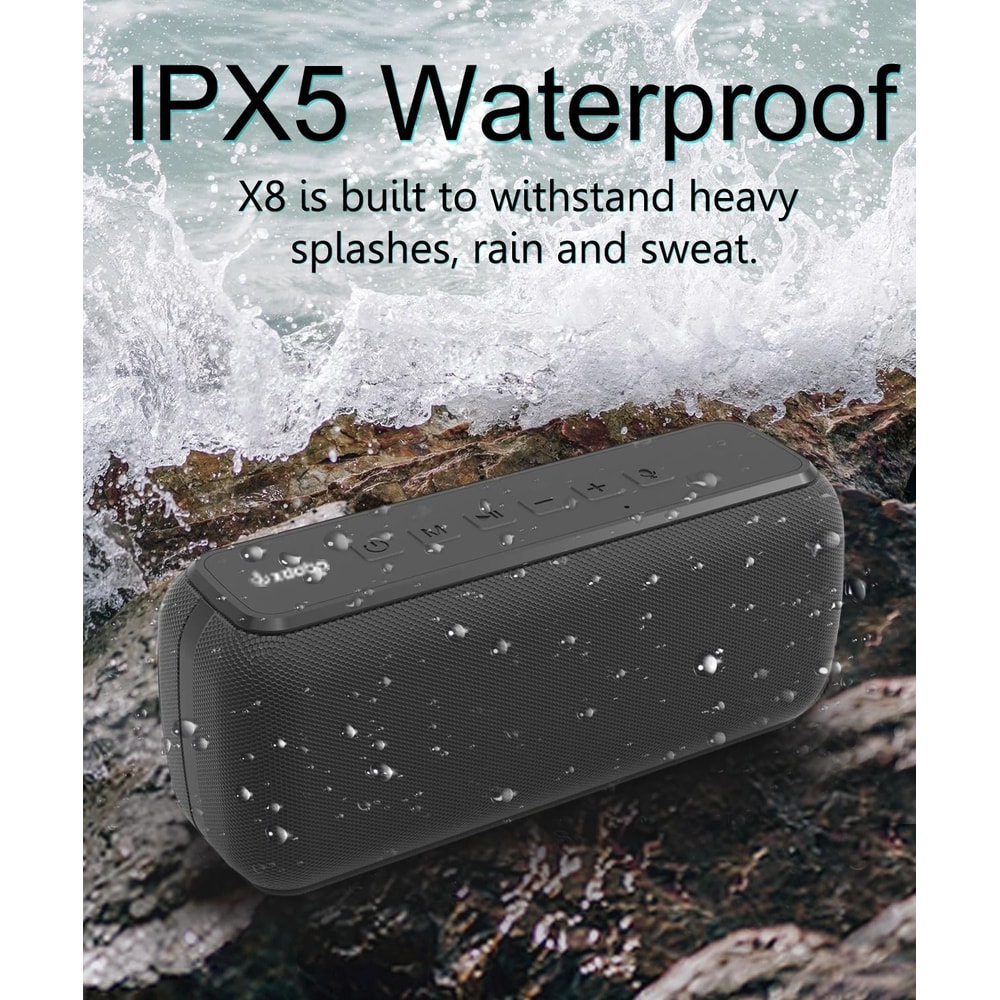 60W Portable Bluetooth Speaker With Subwoofer And Waterproof Design 2