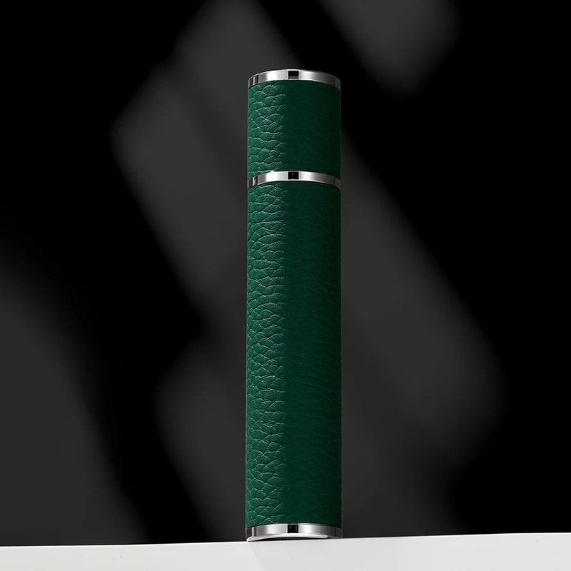 10ml Magnetic Perfume Atomizer With Leather Cover For Travel 11