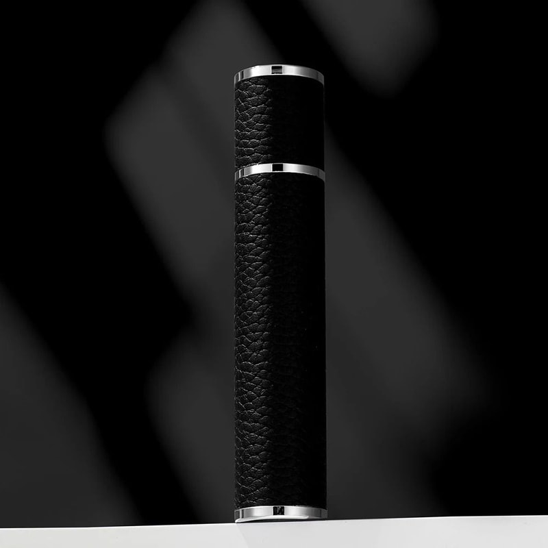 10ml Magnetic Perfume Atomizer With Leather Cover For Travel 12