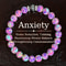 Bohemian Purple Stone Beaded Stretch Bracelet For Men Women 0