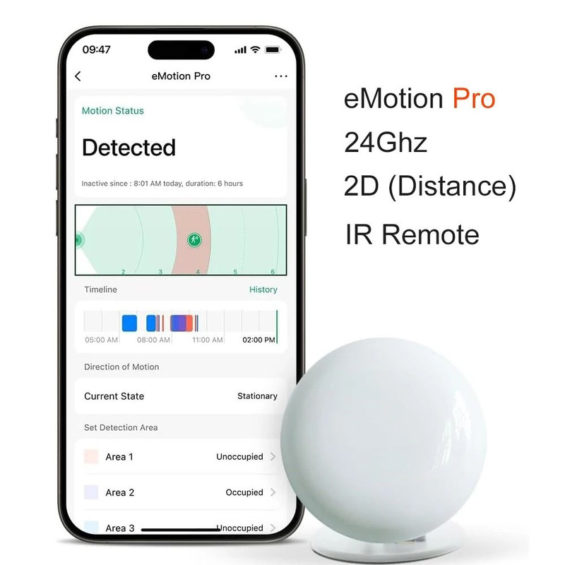 Smart WiFi Presence Sensor With Radar Motion Detection And Voice Control 1