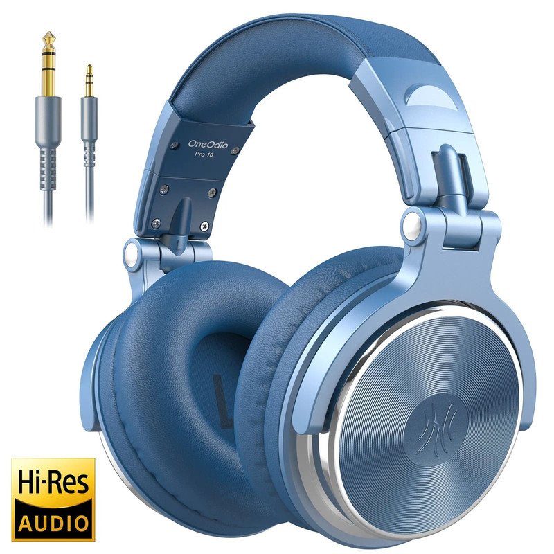 Wired Studio Headphones With Microphone And Deep Bass 10