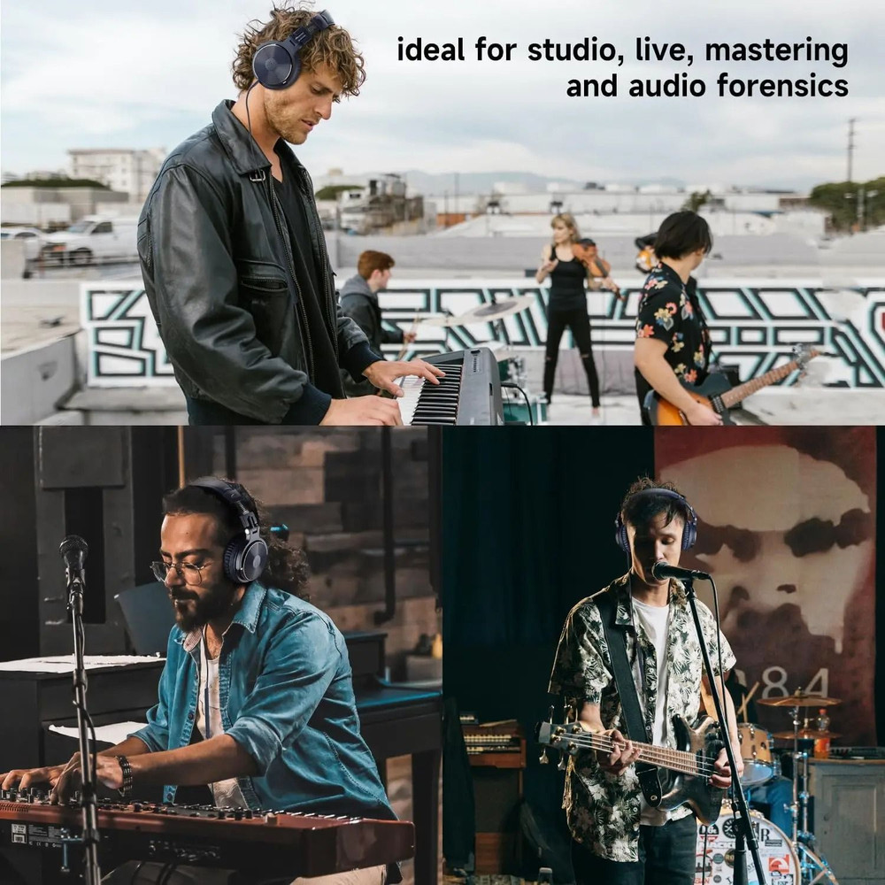 Wired Studio Headphones With Microphone And Deep Bass 4