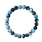 Blue Fire Agate 8mm Beaded Bracelet For Relaxation And Clarity 5