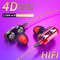 Dual Driver Wired In Ear Headphones With Noise Canceling And Built In Mic 9