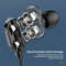 Dual Driver Wired In Ear Headphones With Noise Canceling And Built In Mic 2