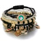 Bohemian Charm Bracelet Set With Heart And Beaded Details For Women 2