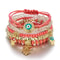 Bohemian Charm Bracelet Set With Heart And Beaded Details For Women 9