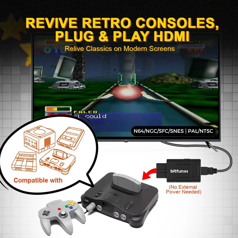 HDMI Converter Adapter For Classic Game Consoles 1