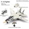 1 72 Scale Fighter Jet Model With Display Stand 0